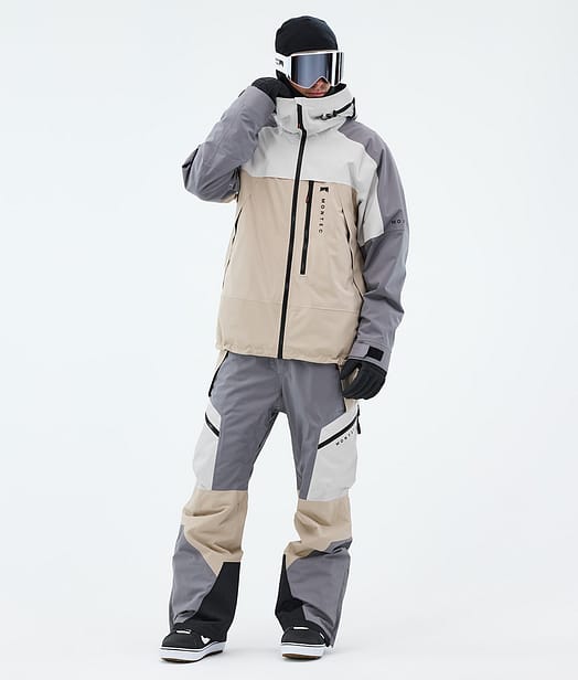 Montec Oracle Snowboardoutfit Light Grey/Light Pearl/Sand