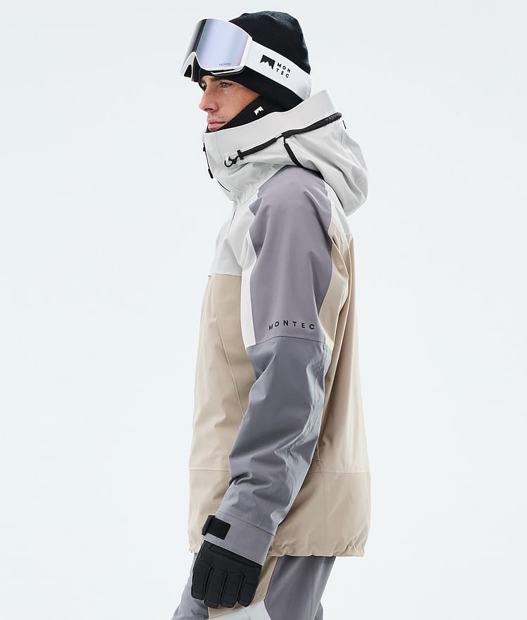Montec Oracle Snowboardjacka Herr Light Grey/Light Pearl/Sand, Image 5 of 9