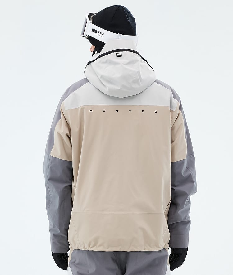 Montec Oracle Snowboardjacka Herr Light Grey/Light Pearl/Sand, Image 6 of 9