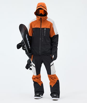 Montec Oracle Snowboardoutfit Burned Orange/Light Grey/Black