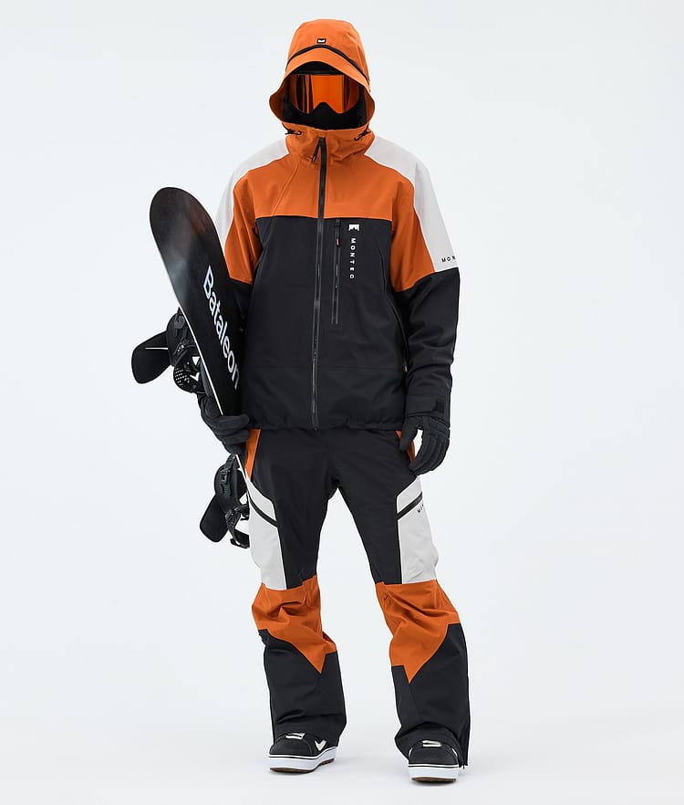 Montec Oracle Snowboardjacka Herr Burned Orange/Light Grey/Black, Image 2 of 9
