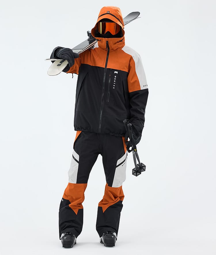 Montec Oracle Skidjacka Herr Burned Orange/Light Grey/Black, Image 2 of 9