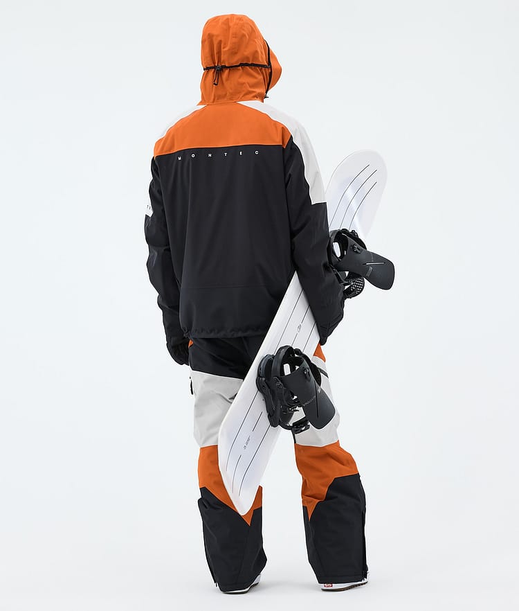 Montec Oracle Snowboardjacka Herr Burned Orange/Light Grey/Black, Image 3 of 9