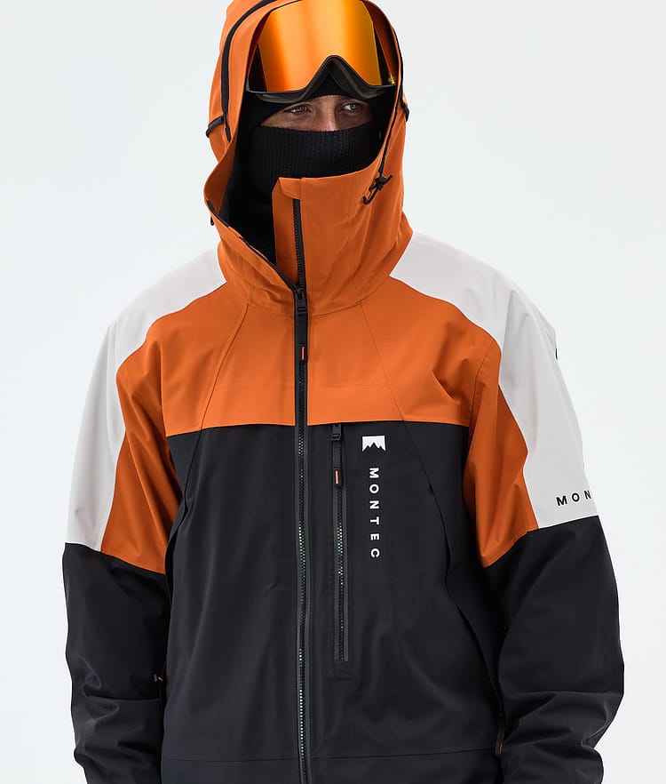 Montec Oracle Skidjacka Herr Burned Orange/Light Grey/Black, Image 4 of 9
