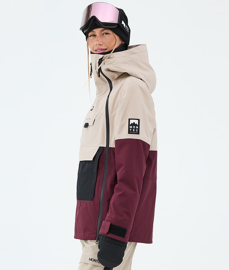 Montec Doom W Skidjacka Dam Sand/Black/Burgundy, Image 5 of 10