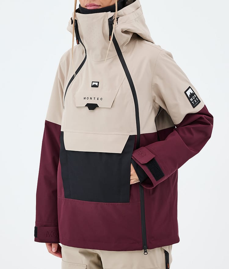 Montec Doom W Skidjacka Dam Sand/Black/Burgundy, Image 7 of 10