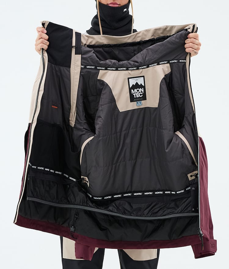 Montec Doom W Skidjacka Dam Sand/Black/Burgundy, Image 10 of 10