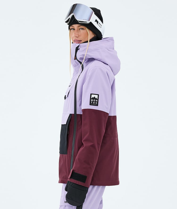 Montec Doom W Snowboardjacka Dam Faded Violet/Black/Burgundy, Image 5 of 10