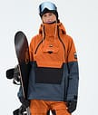 Montec Doom W Snowboardjacka Dam Burned Orange/Black/Metal Blue