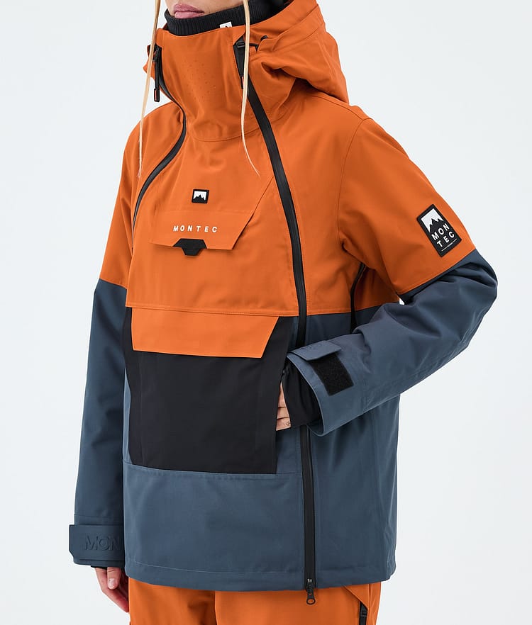 Montec Doom W Skidjacka Dam Burned Orange/Black/Metal Blue, Image 7 of 10