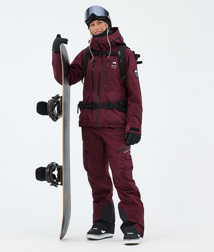 Montec Sentinel W Snowboardjacka Dam Burgundy, Image 2 of 9