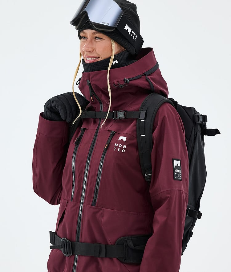 Montec Sentinel W Snowboardjacka Dam Burgundy, Image 4 of 9