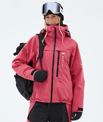 Montec Oracle W Snowboardjacka Light Red