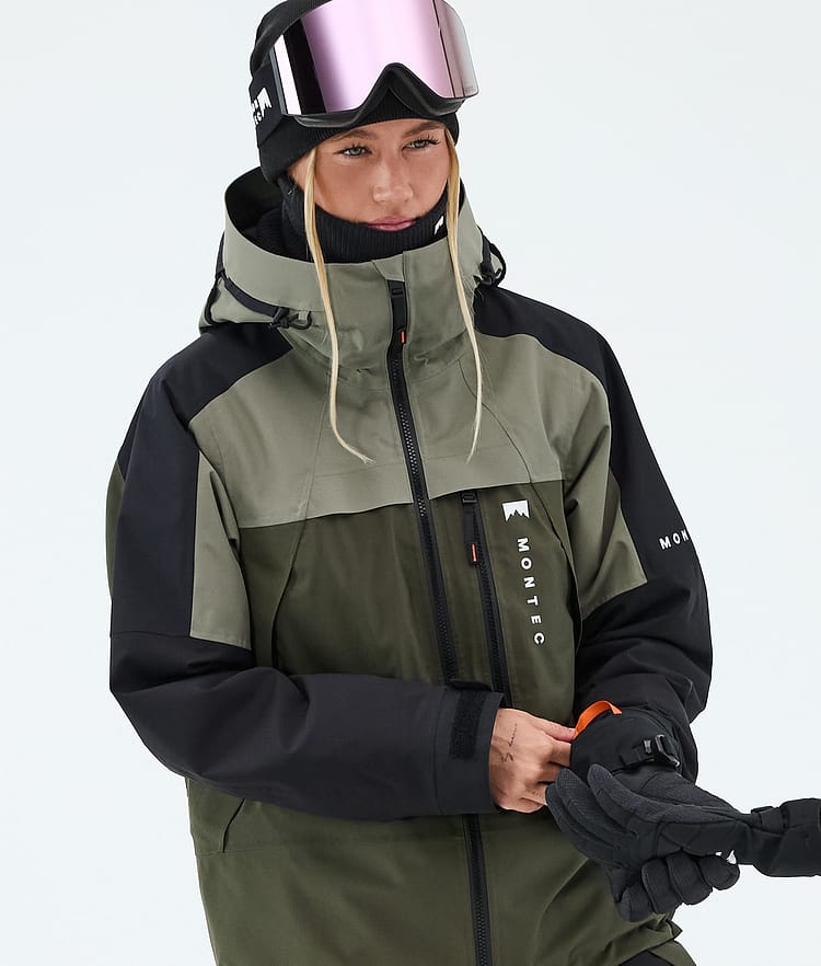 Montec Oracle W Snowboardjacka Dam Greenish/Black/Olive Green, Image 4 of 9