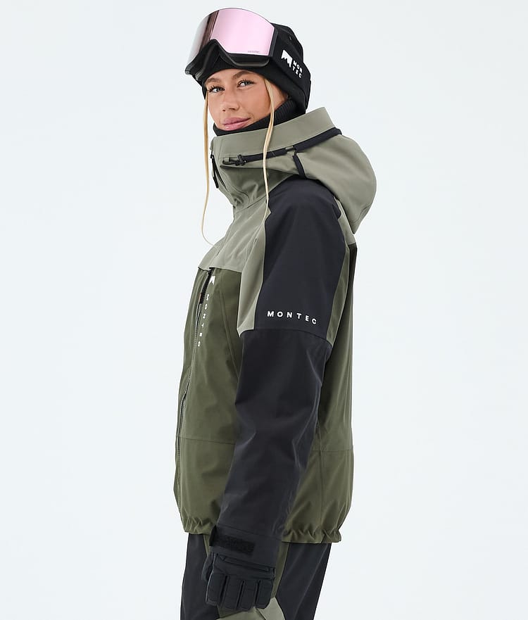 Montec Oracle W Snowboardjacka Dam Greenish/Black/Olive Green, Image 5 of 9