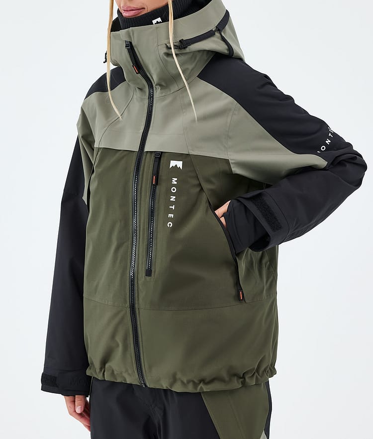 Montec Oracle W Snowboardjacka Dam Greenish/Black/Olive Green, Image 7 of 9
