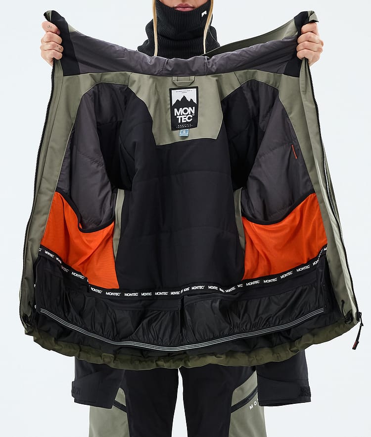 Montec Oracle W Snowboardjacka Dam Greenish/Black/Olive Green, Image 9 of 9