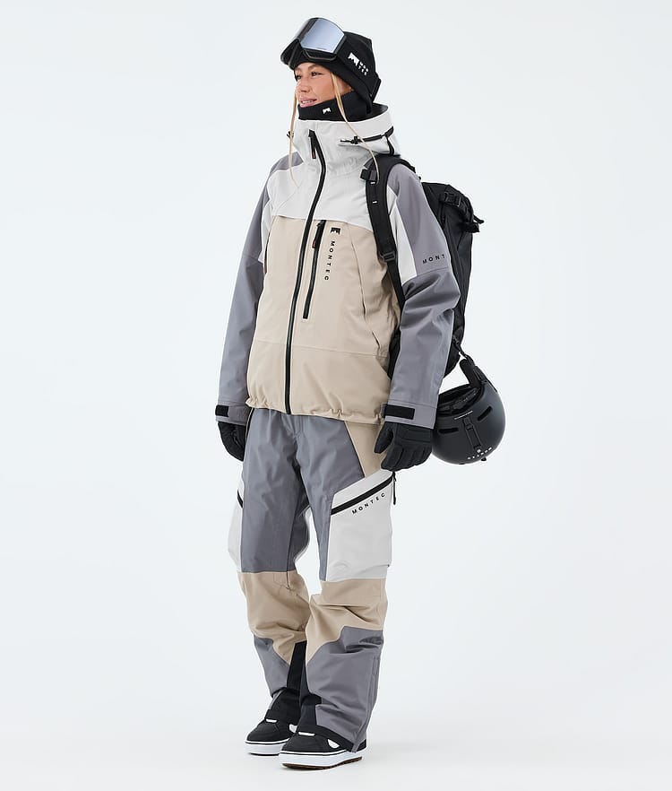 Montec Oracle W Snowboardjacka Dam Light Grey/Light Pearl/Sand, Image 2 of 9