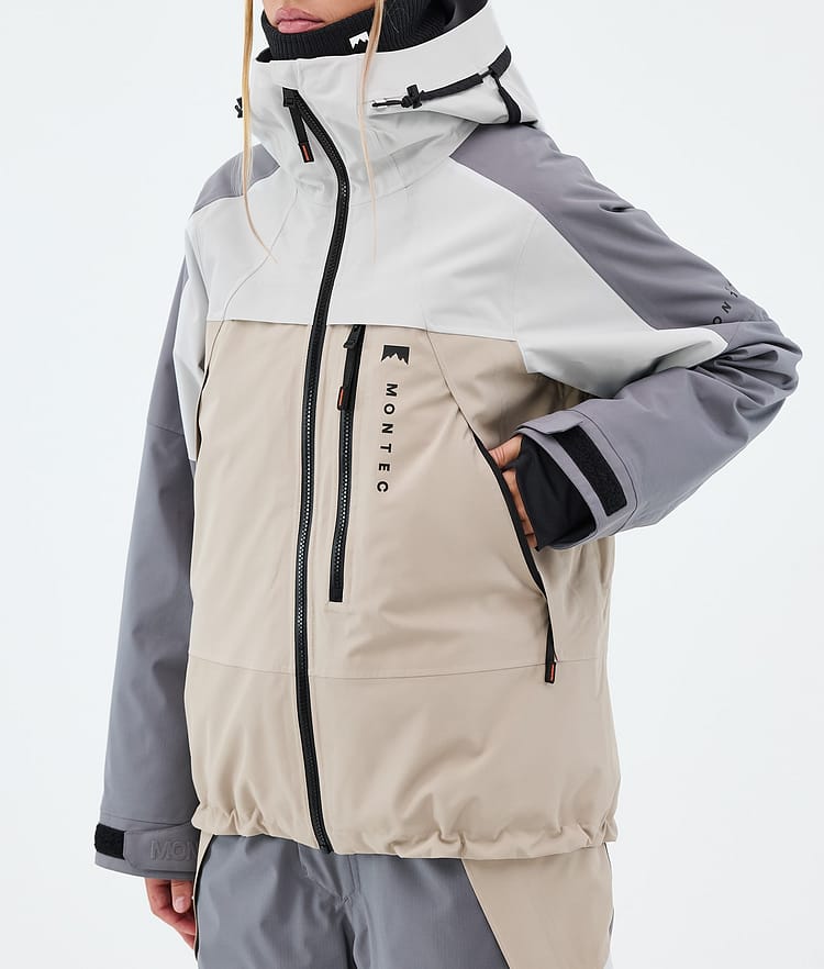 Montec Oracle W Snowboardjacka Dam Light Grey/Light Pearl/Sand, Image 7 of 9
