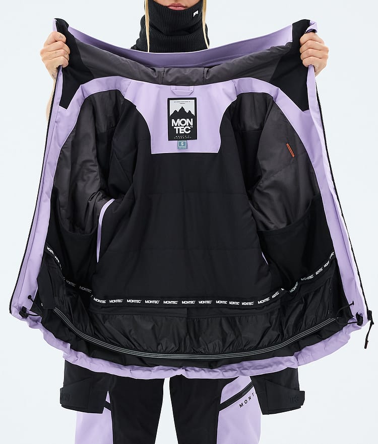 Montec Sentinel W Snowboardjacka Dam Faded Violet/Black, Image 9 of 9