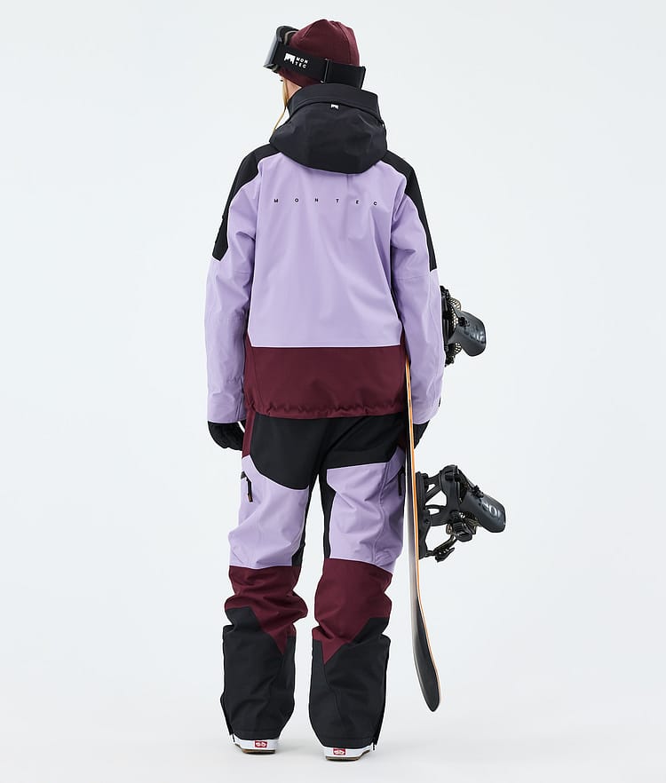Montec Sentinel W Snowboardjacka Dam Black/Faded Violet/Burgundy, Image 3 of 9