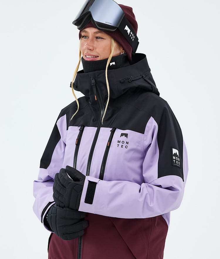 Montec Sentinel W Skidjacka Dam Black/Faded Violet/Burgundy, Image 4 of 9