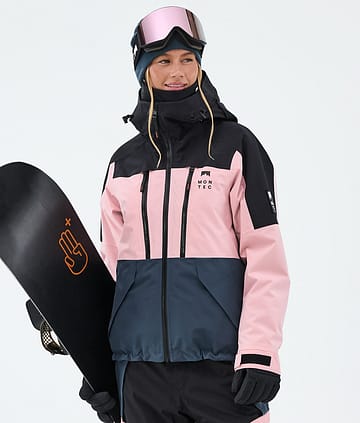 Montec Sentinel W Snowboardjacka Black/Soft Pink/Metal Blue
