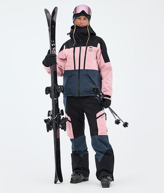 Montec Sentinel W Skidoutfit Black/Soft Pink/Metal Blue