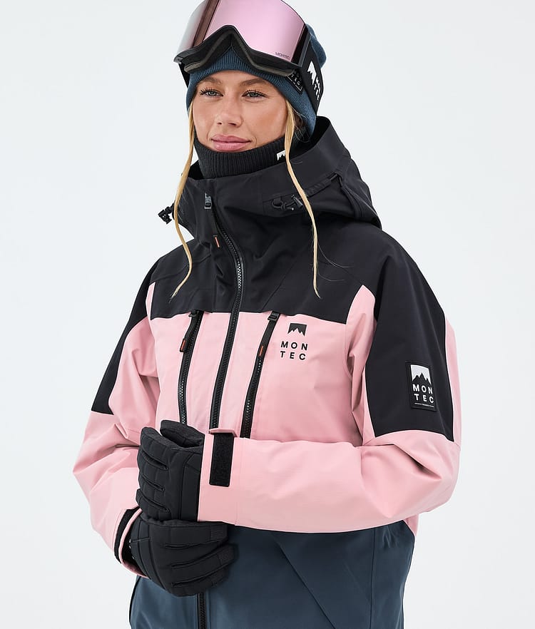 Montec Sentinel W Skidjacka Dam Black/Soft Pink/Metal Blue, Image 4 of 9