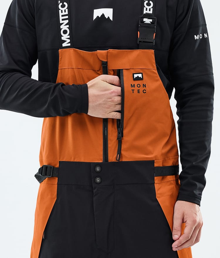 Montec Dozer Snowboardbyxa Herr Burned Orange/Black, Image 5 of 6