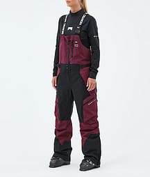 Montec Dozer W Skidbyxa Dam Burgundy/Black