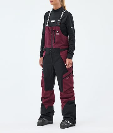 Montec Dozer W Skidbyxa Burgundy/Black
