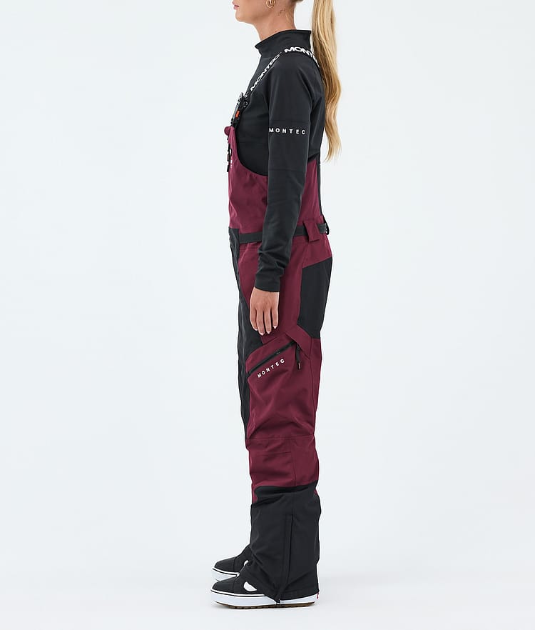 Montec Dozer W Snowboardbyxa Dam Burgundy/Black, Image 3 of 7