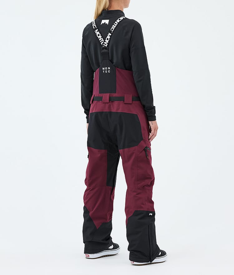Montec Dozer W Snowboardbyxa Dam Burgundy/Black, Image 4 of 7