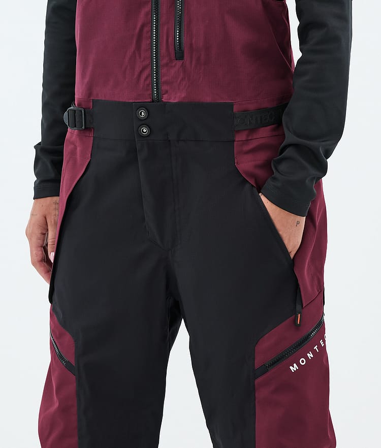 Montec Dozer W Snowboardbyxa Dam Burgundy/Black, Image 5 of 7