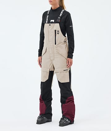 Montec Fawk W Skidbyxa Sand/Black/Burgundy