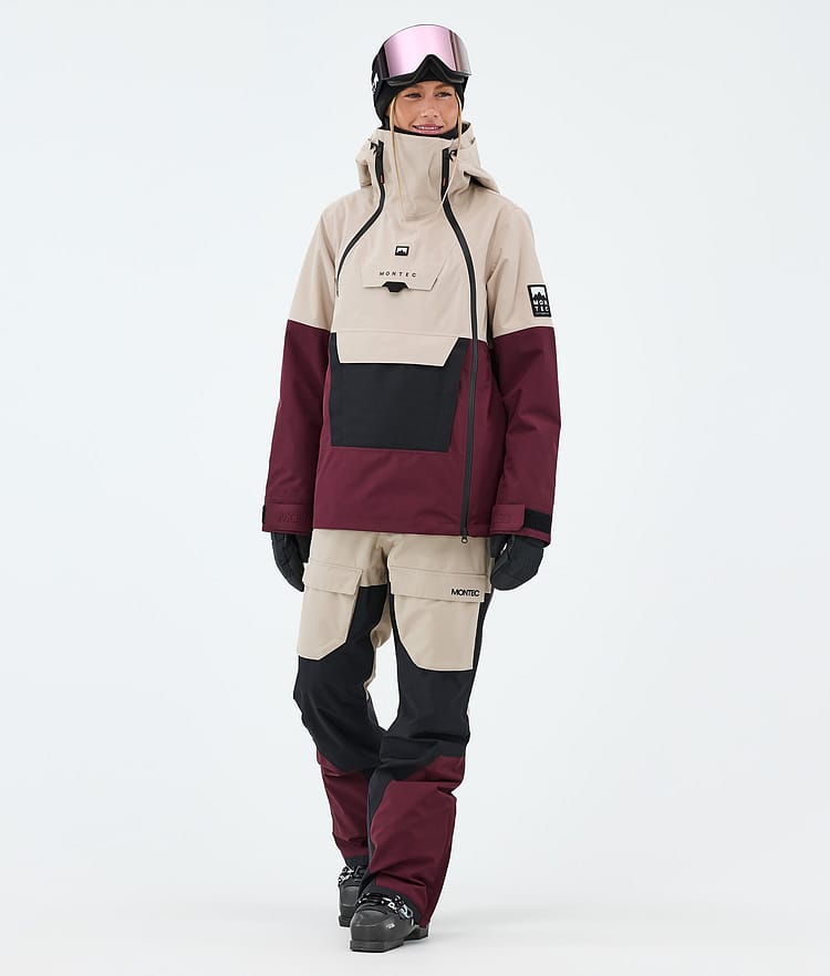 Montec Fawk W Skidbyxa Dam Sand/Black/Burgundy, Image 2 of 7