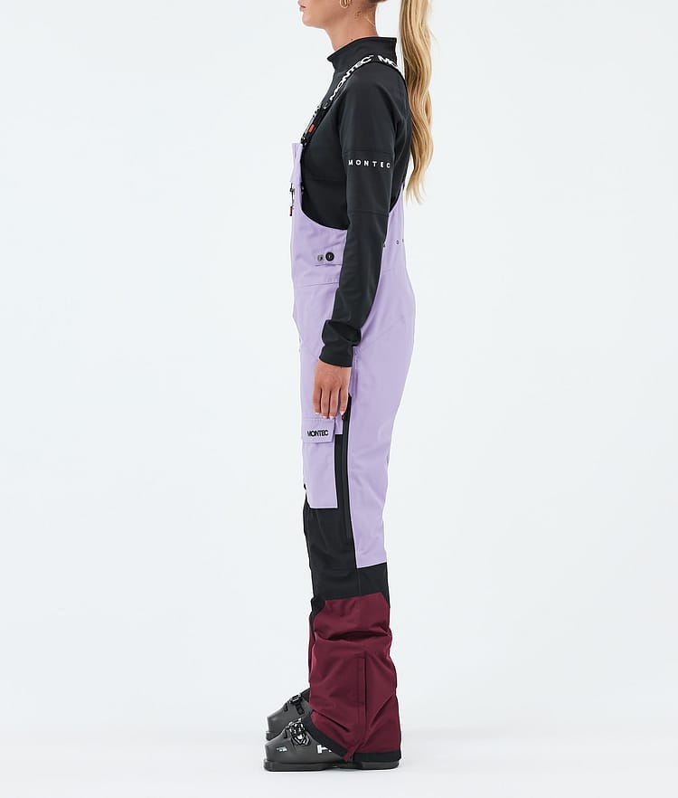 Montec Fawk W Skidbyxa Dam Faded Violet/Black/Burgundy, Bild 3 av 7