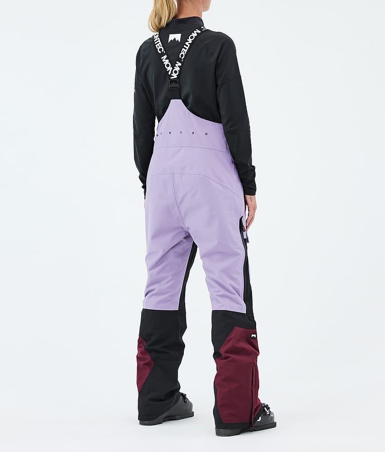 Montec Fawk W Skidbyxa Dam Faded Violet/Black/Burgundy, Bild 4 av 7