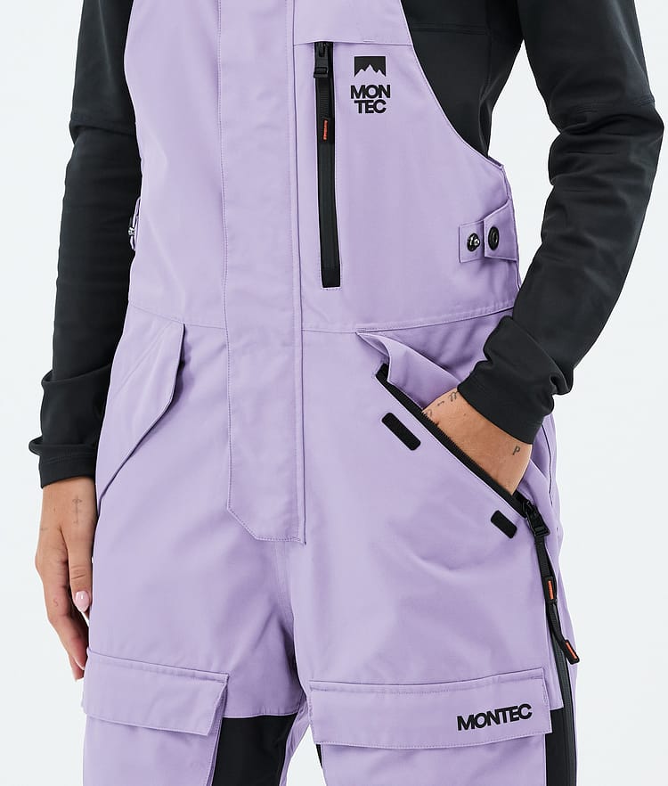 Montec Fawk W Snowboardbyxa Dam Faded Violet/Black/Burgundy, Bild 5 av 7