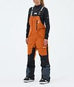 Montec Fawk W Snowboardbyxa Dam Burned Orange/Black/Metal Blue