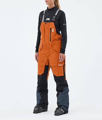 Montec Fawk W Skidbyxa Burned Orange/Black/Metal Blue