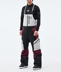 Montec Dozer Snowboardbyxa Herr Light Grey/Black/Burgundy