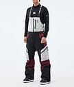 Montec Dozer Snowboardbyxa Herr Light Grey/Black/Burgundy