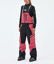 Montec Dozer W Skidbyxa Dam Light Red/Black