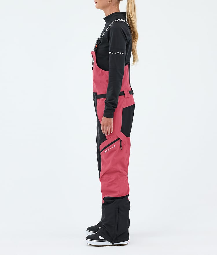 Montec Dozer W Snowboardbyxa Dam Light Red/Black, Image 3 of 7