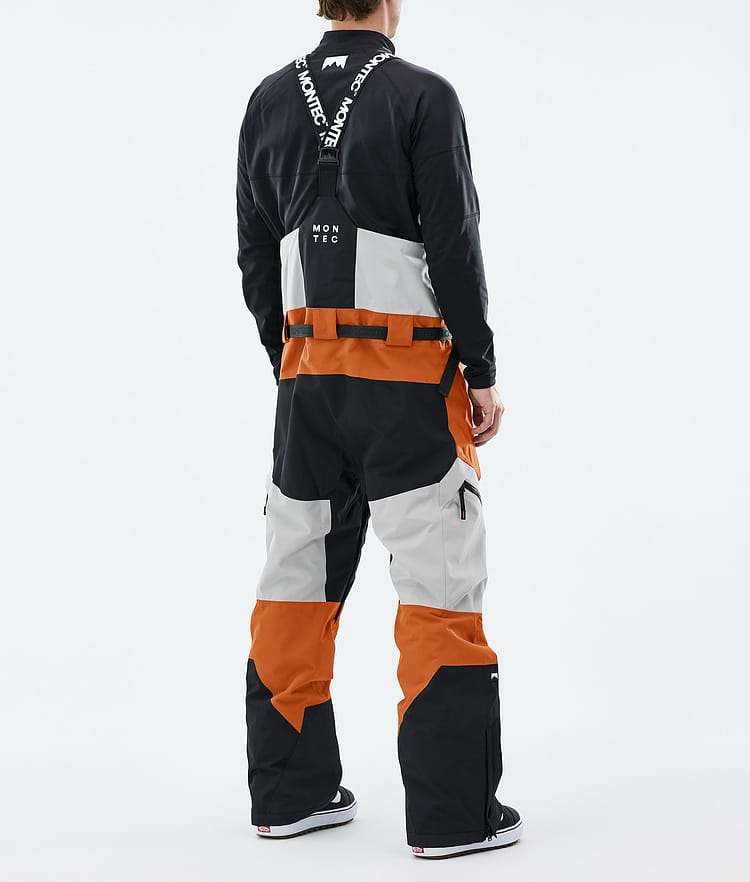 Montec Dozer Snowboardbyxa Herr Light Grey/Black/Burned Orange, Image 3 of 6
