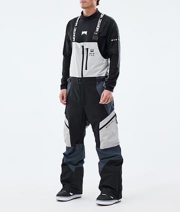 Montec Dozer Snowboardbyxa Light Grey/Black/Metal Blue