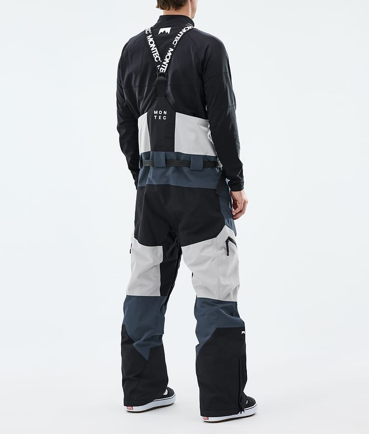 Montec Dozer Snowboardbyxa Herr Light Grey/Black/Metal Blue, Image 3 of 6