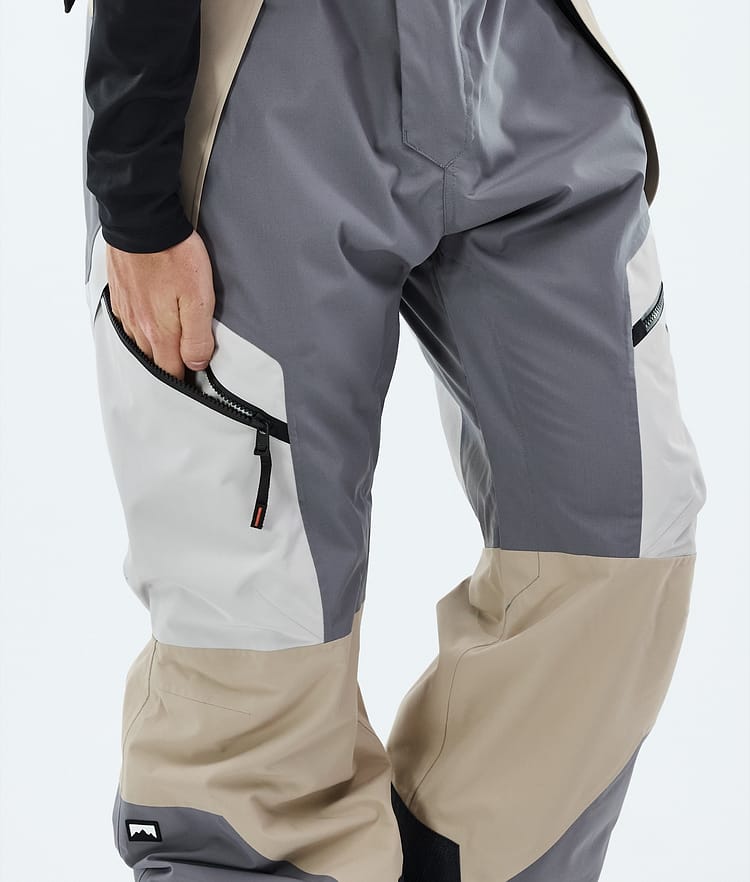 Montec Dozer Snowboardbyxa Herr Light Grey/Light Pearl/Sand, Image 6 of 6